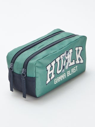 Trousse double compartiment 'Hulk'