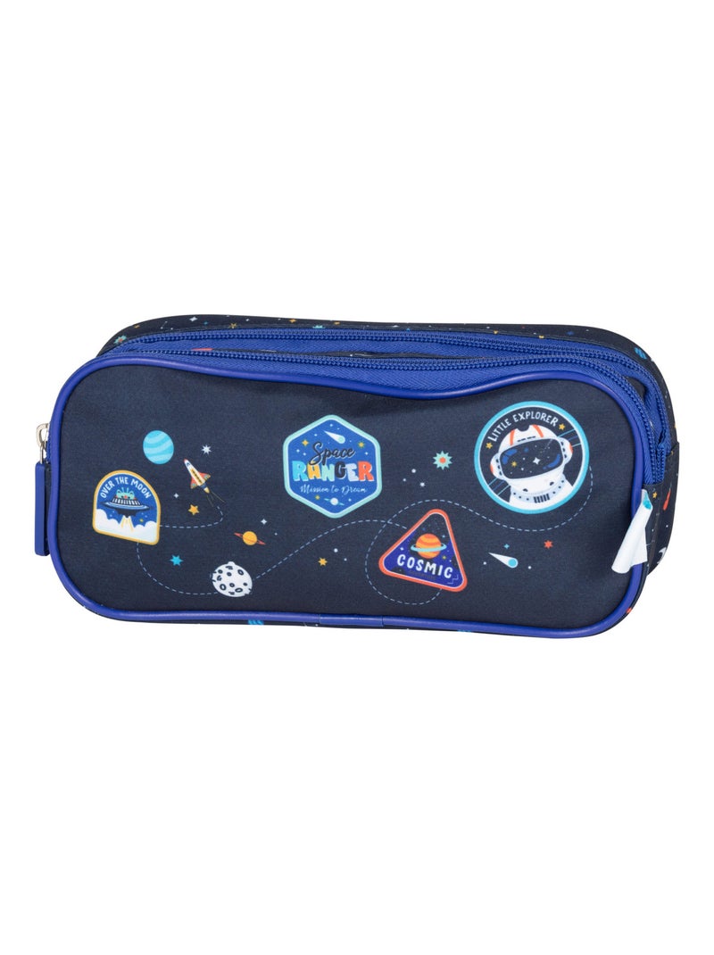 Trousse double compartiment KIP ASTRO Marine/Multicolore - Kiabi