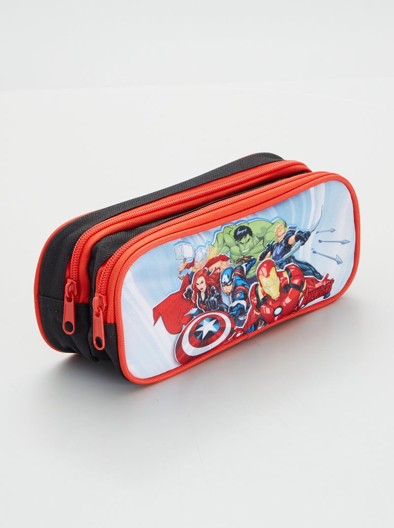 Trousse double compartiment 'Minnie Mouse' Rouge - Kiabi