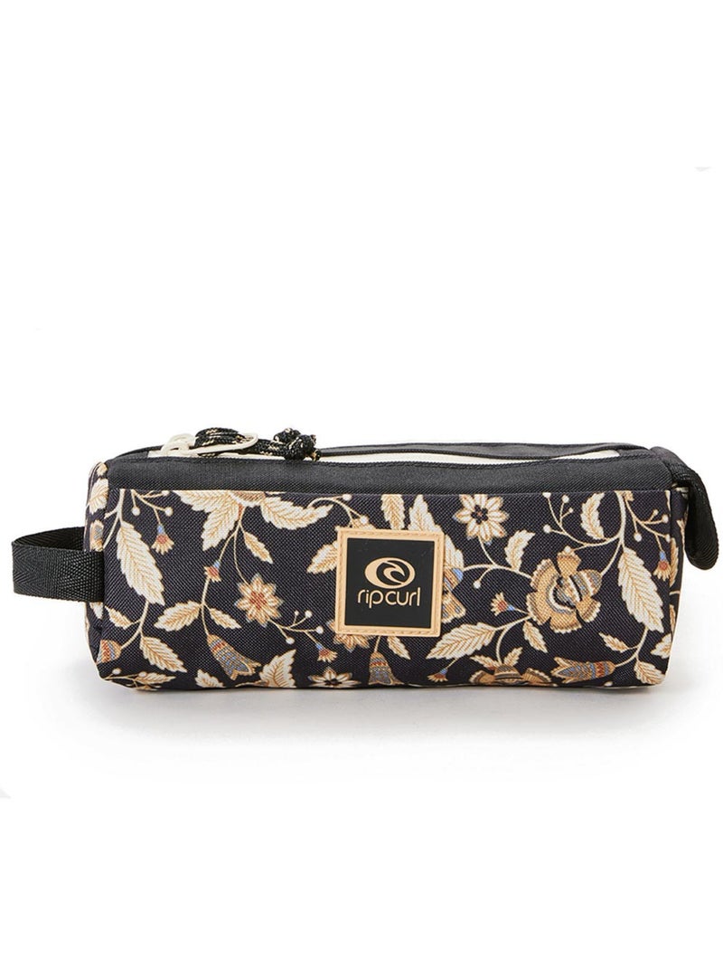 Trousse double compartiment polyester imprimé floral Rip Curl Dreamer Bleu marine - Kiabi