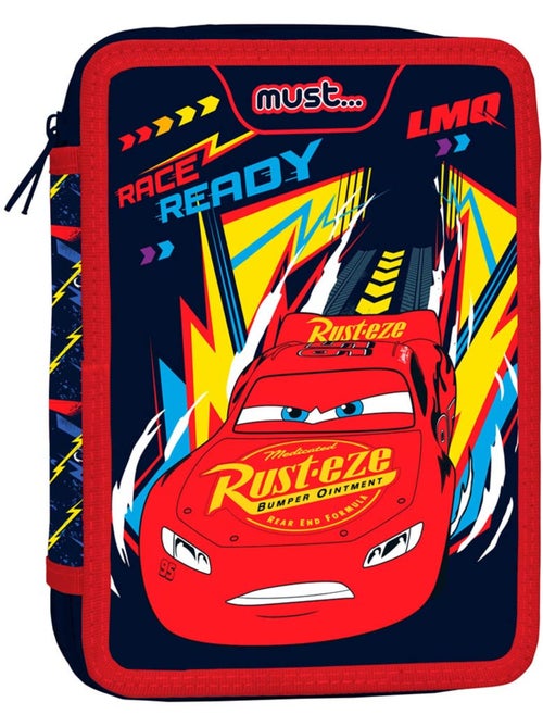 Trousse double compartiment remplie motif Cars en polyester Cars - Kiabi