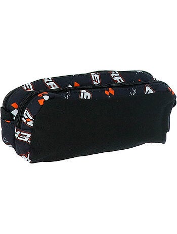 Trousse double compartiment textile imprimée voiture de course CMP
