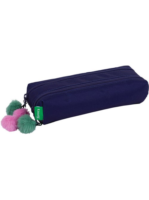 Trousse double compartiment violette 'Soline' – 2 fermetures à glissière Tann - Kiabi Trousse double compartiment violette 'Soline' – 2 fermetures à glissière Tann - Kiabi