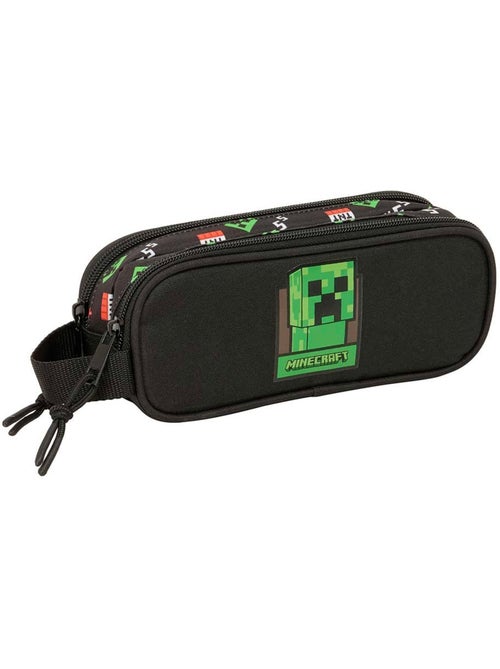 Trousse double Minecraft Creeper Boom TNT avec poignée 21 x 8 x 6 cm - Kiabi Trousse double Minecraft Creeper Boom TNT avec poignée 21 x 8 x 6 cm - Kiabi