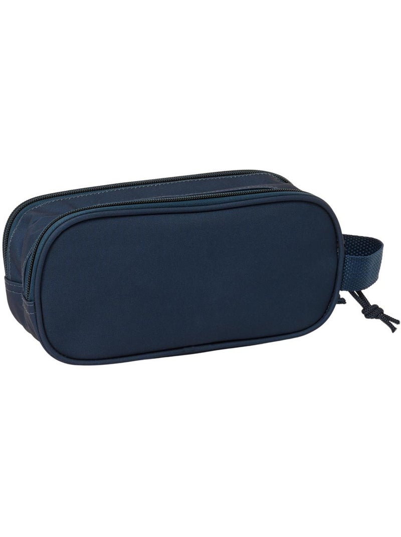 Trousse double moulée 3D Real Madrid par Safta Blanc Bleu marine Bleu - Kiabi