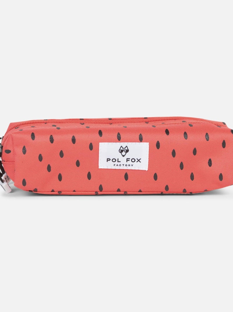 TROUSSE DOUBLE POL FOX TUTTI FRUTTI Rose saumon - Kiabi