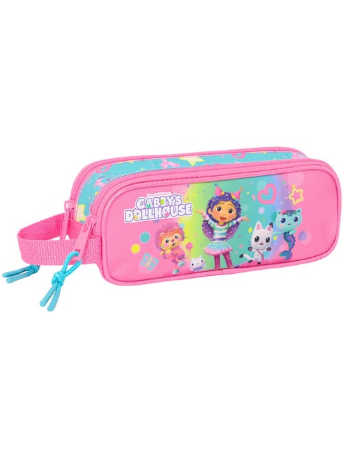 Trousse double tissu synthétique recyclé Gabby et la maison magique - Kiabi