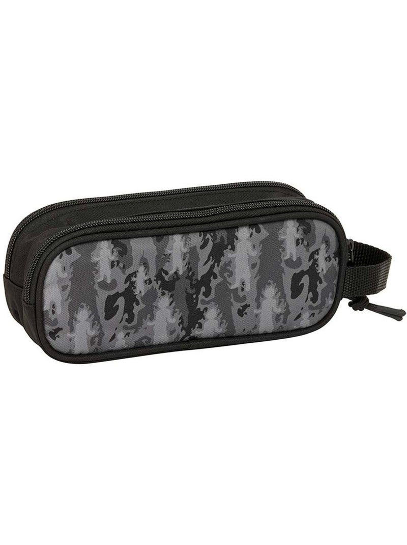 Trousse double zippée Dragon Ball Z 21 cm avec poignée et bandoulière Noir - Kiabi