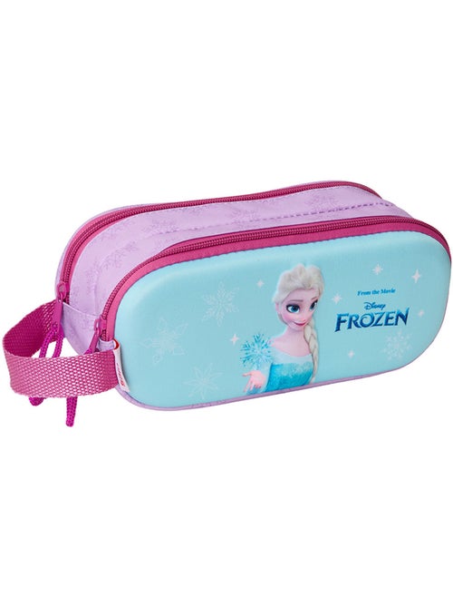Trousse double zips 3D Reine des Neiges SAFTA 21 x 6 x 8 cm - Kiabi Trousse double zips 3D Reine des Neiges SAFTA 21 x 6 x 8 cm - Kiabi
