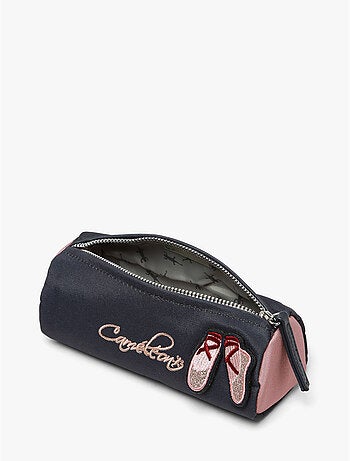 Trousse école 20cm avec 1 compartiment caméléon vintage fantasy