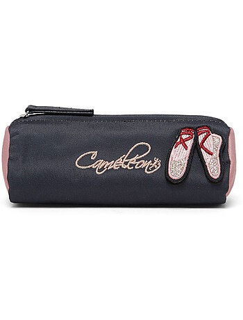 Trousse école 20cm avec 1 compartiment caméléon vintage fantasy