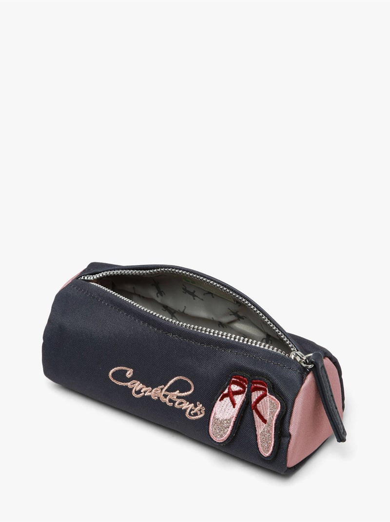Trousse école 20cm avec 1 compartiment caméléon vintage fantasy Bleu Rose Bleu - Kiabi