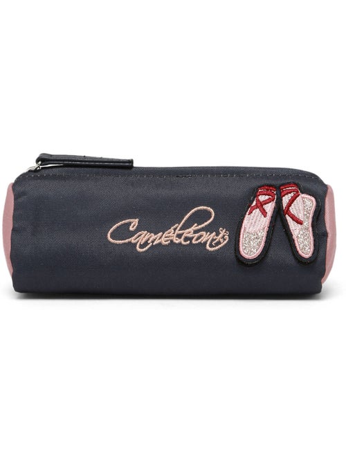 Trousse école 20cm avec 1 compartiment caméléon vintage fantasy - Kiabi