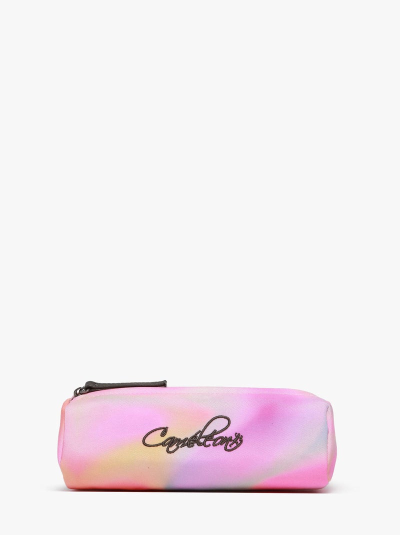 Trousse école 20cm avec 1 compartiment Caméléon Vintage Fantasy Rose pâle - Kiabi