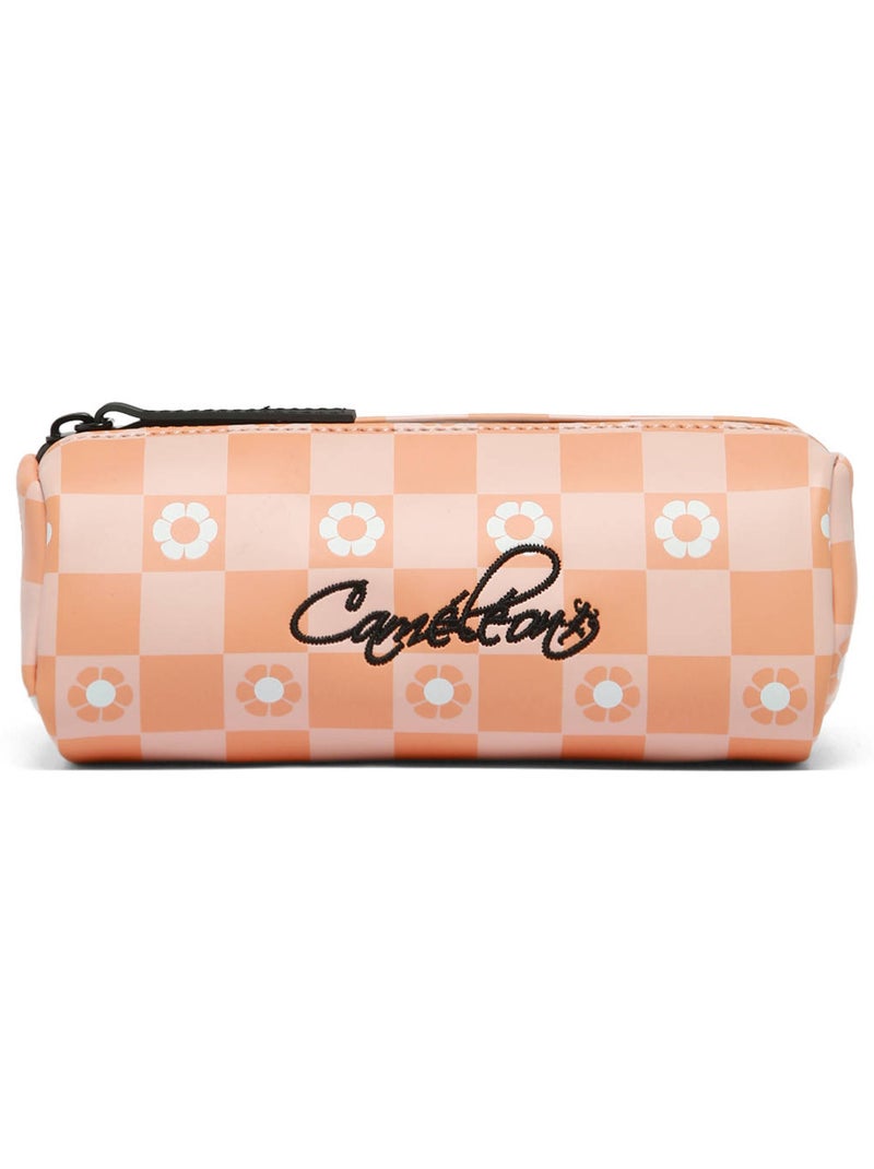 Trousse école 20cm avec 1 compartiment caméléon vintage northn Abricot - Kiabi