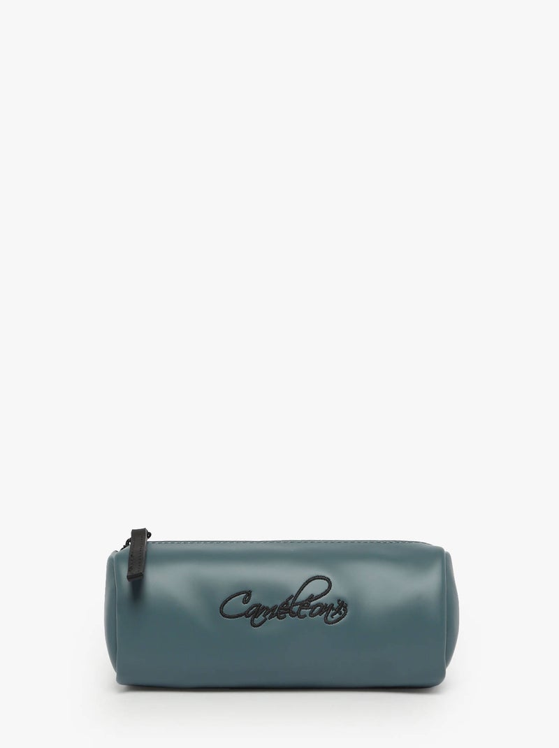 Trousse école 20cm avec 1 compartiment Caméléon Vintage Northn Bleu Noir - Kiabi