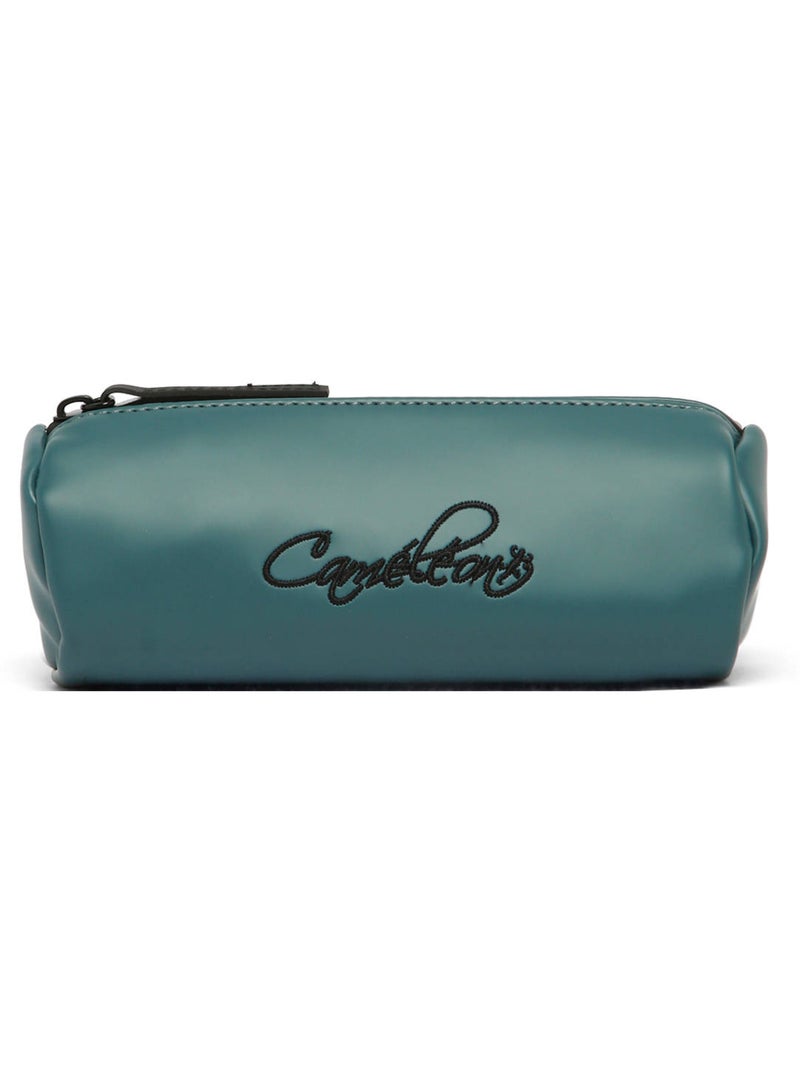 Trousse école 20cm avec 1 compartiment Caméléon Vintage Northn Bleu Noir - Kiabi