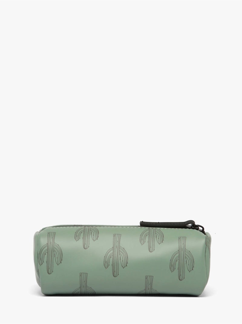 Trousse école 20cm avec 1 compartiment caméléon vintage northn Vert kaki clair - Kiabi