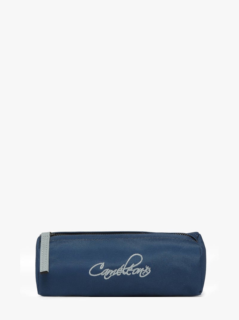 Trousse école 20cm avec 1 compartiment Caméléon Vintage Urban Bleu Vert Noir - Kiabi