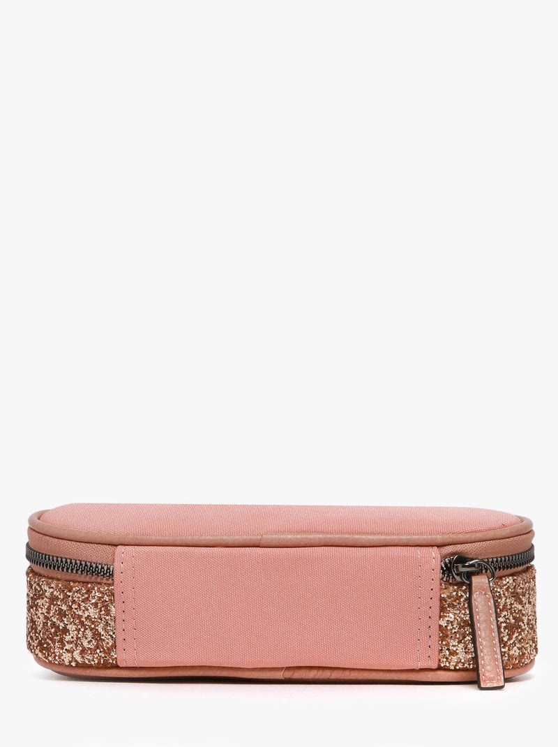 Trousse école 22cm avec 1 compartiment Caméléon Vintage Fantasy Rose bonbon - Kiabi