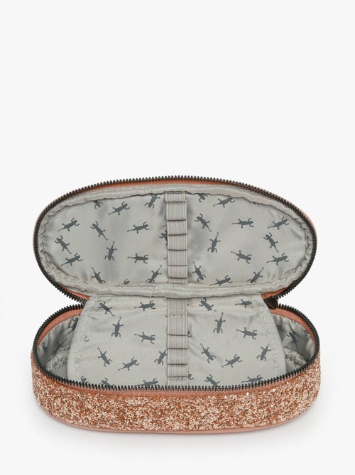 Trousse école 22cm avec 1 compartiment Caméléon Vintage Fantasy - Kiabi