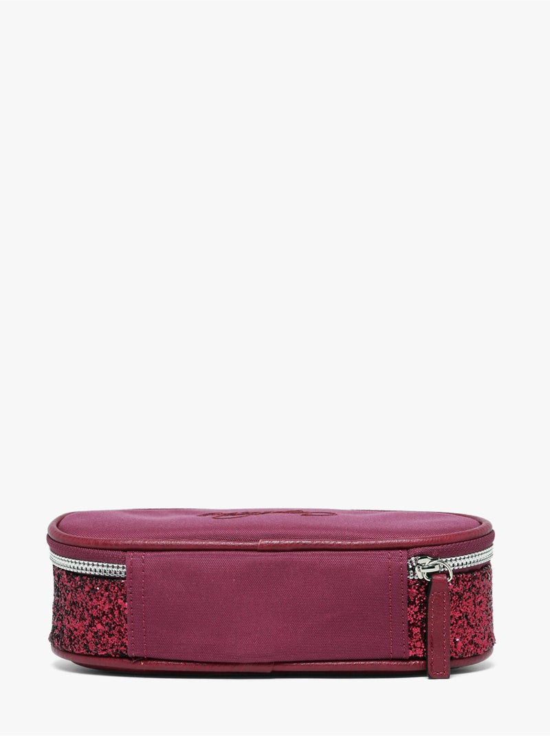 Trousse école 22cm avec 1 compartiment caméléon vintage fantasy Rouge cerise - Kiabi