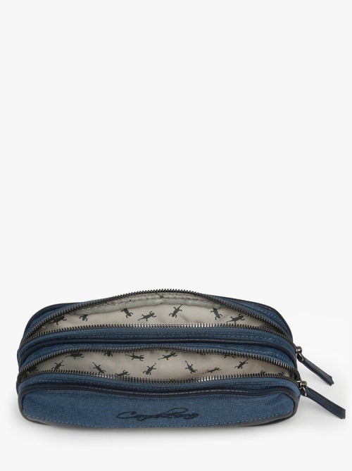 Trousse école 24cm avec 2 compartiments Caméléon Vintage - Kiabi