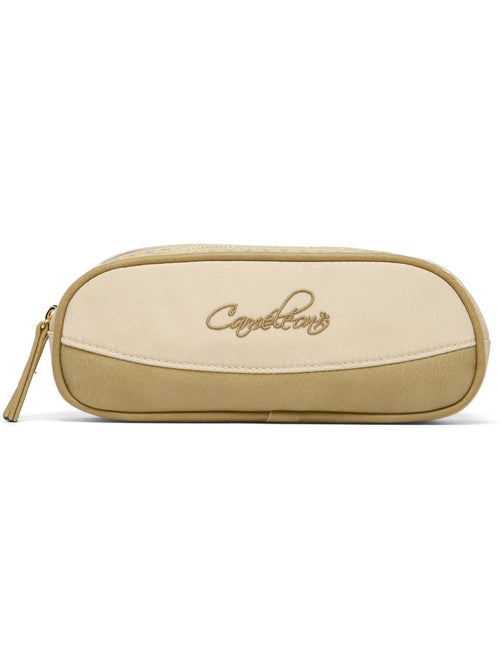 Trousse école 24cm avec 2 compartiments caméléon vintage fantasy - Kiabi