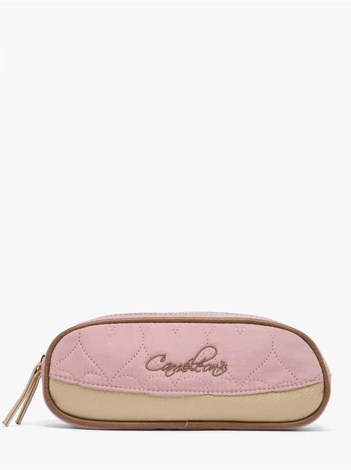 Trousse école 24cm avec 2 compartiments caméléon vintage fantasy - Kiabi