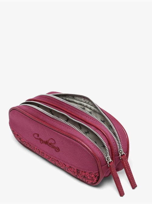Trousse école 24cm avec 2 compartiments caméléon vintage fantasy - Kiabi