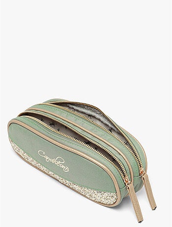 Trousse école 24cm avec 2 compartiments Caméléon Vintage Fantasy