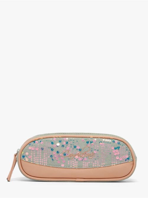 Trousse école 24cm avec 2 compartiments caméléon vintage fantasy - Kiabi
