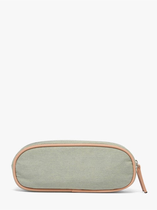 Trousse école 24cm avec 2 compartiments caméléon vintage fantasy - Kiabi