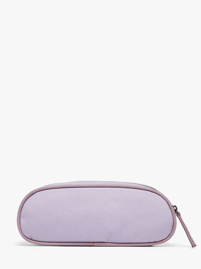 Trousse école 24cm avec 2 compartiments Caméléon Vintage Fantasy Violet clair - Kiabi