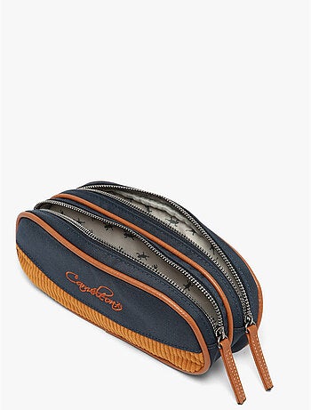 Trousse école 24cm avec 2 compartiments Caméléon Vintage Urban