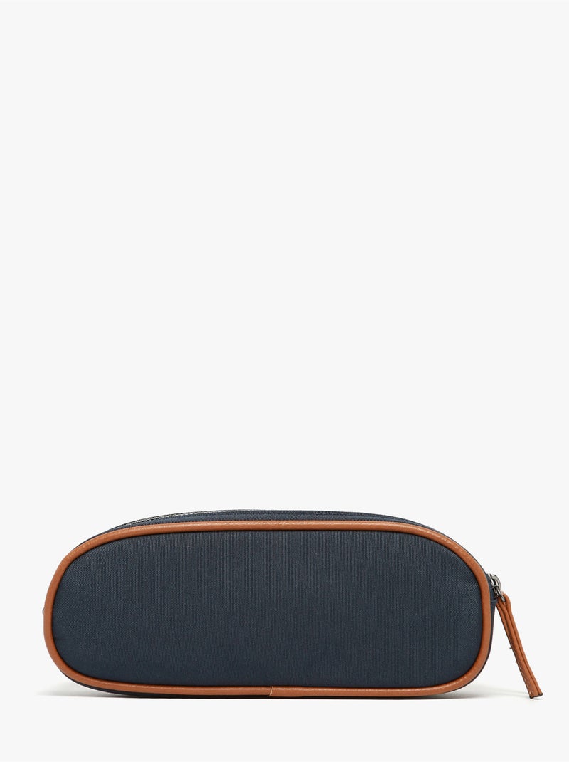 Trousse école 24cm avec 2 compartiments Caméléon Vintage Urban Bleu Marron Bleu - Kiabi