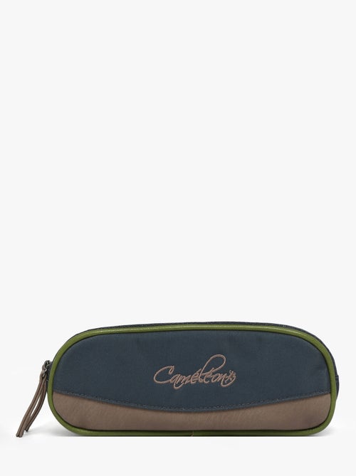 Trousse école 24cm avec 2 compartiments Caméléon Vintage Urban - Kiabi