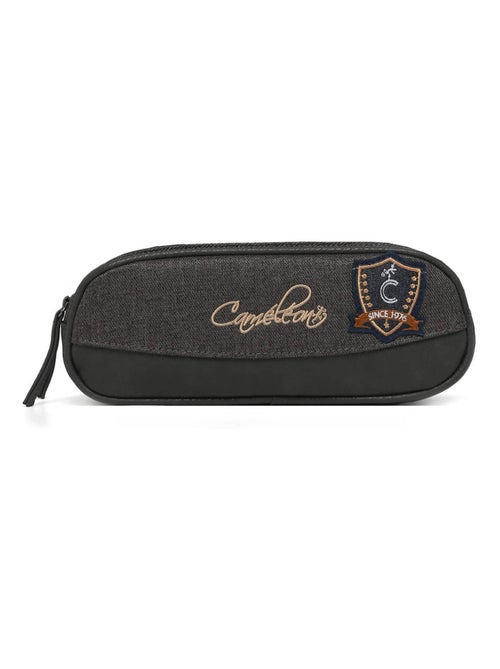Trousse école 24cm avec 2 compartiments Caméléon Vintage Urban - Kiabi