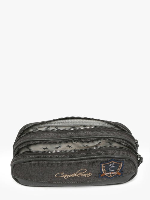 Trousse école 24cm avec 2 compartiments Caméléon Vintage Urban - Kiabi