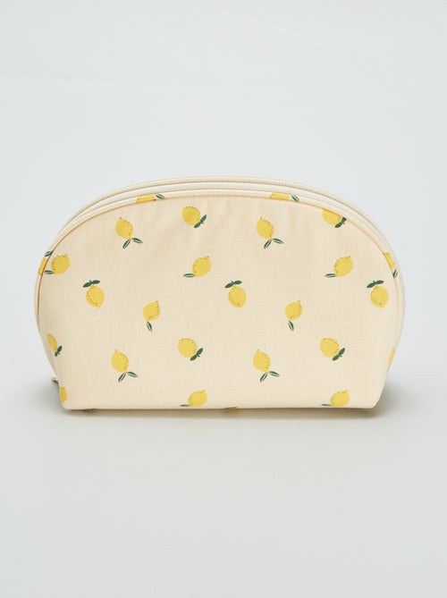 Trousse en coton imprimée fruits - Kiabi