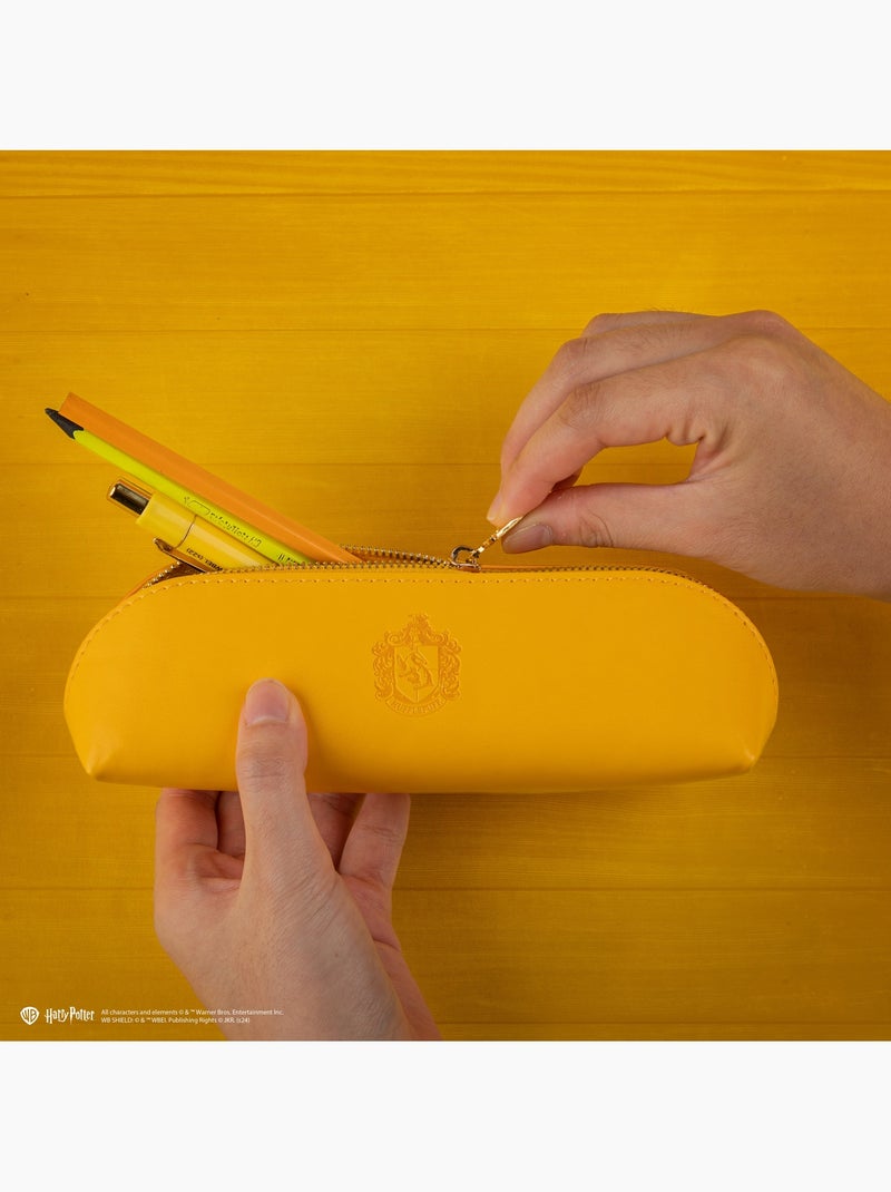 Trousse en similicuir Poufsouffle - Harry Potter Jaune - Kiabi