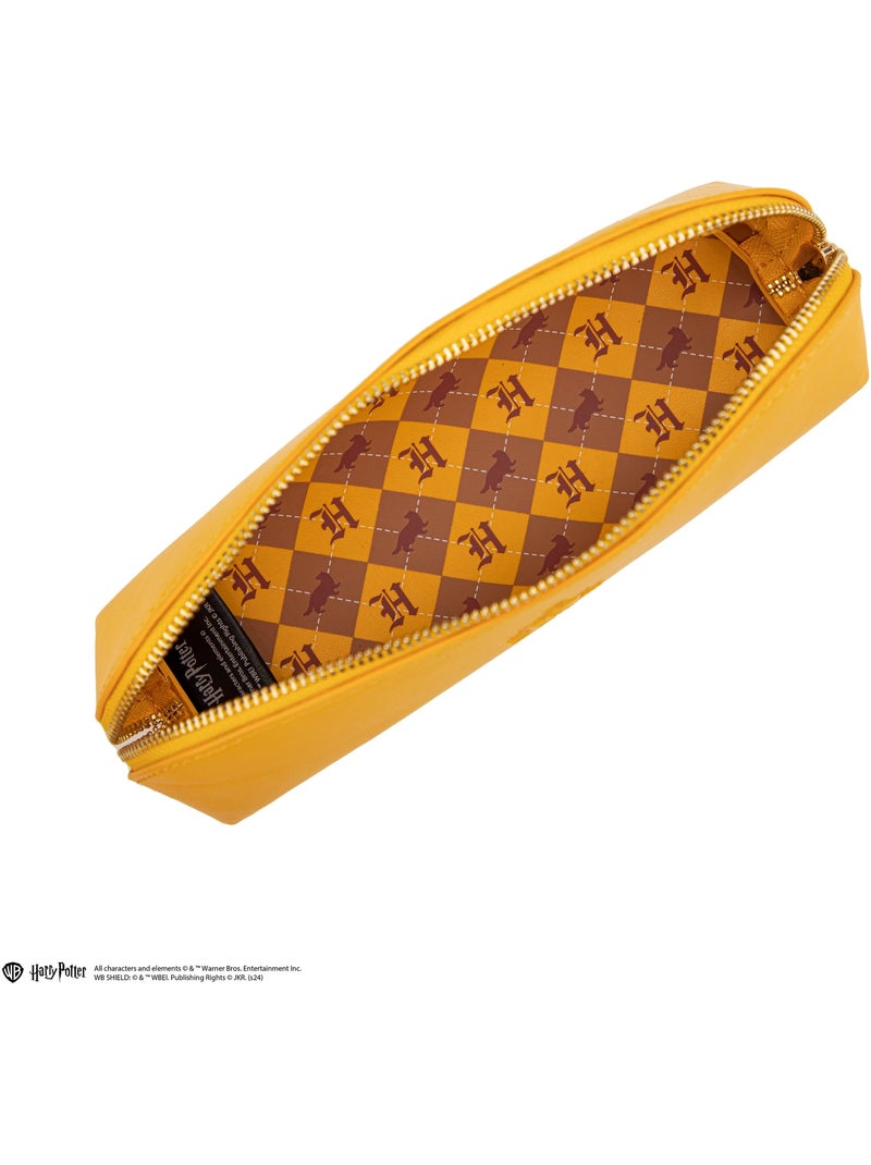 Trousse en similicuir Poufsouffle - Harry Potter Jaune - Kiabi