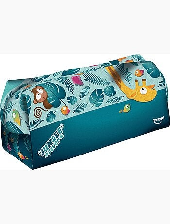 Trousse en tissu jungle fever 12 crayons