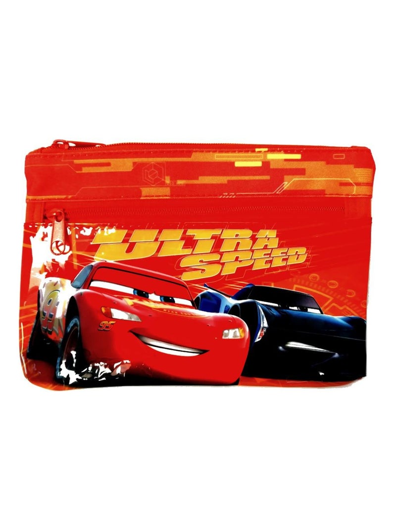 Trousse enfant Cars Disney 25 x 15 toilette orange Multicolore - Kiabi
