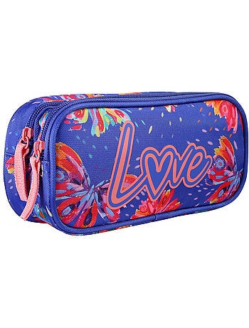 Trousse 'ettavee' – rectangulaire 2 compartiments – 22 cm