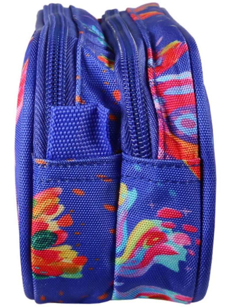 Trousse 'Ettavee' – Rectangulaire 2 compartiments – 22 cm Multicolore - Kiabi