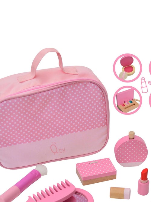 Trousse faux maquillage enfant fille jouet imitation cosmétique 10 accessoires - Kiabi
