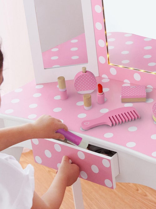 Trousse faux maquillage enfant fille jouet imitation cosmétique 10 accessoires - Kiabi
