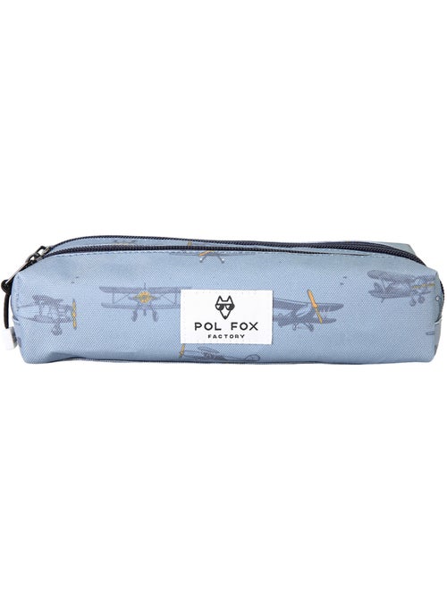 Trousse garçon 2 compartiments POL FOX Airplane bleu motif avion - Kiabi Trousse garçon 2 compartiments POL FOX Airplane bleu motif avion - Kiabi