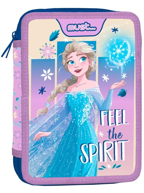 Trousse garnie 2 compartiments 'La Reine des Neiges' 21 cm - Kiabi Trousse garnie 2 compartiments 'La Reine des Neiges' 21 cm - Kiabi